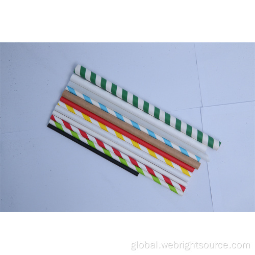 Biodegradable Paper Straws Disapoble Paper Straw For Drinking Manufactory